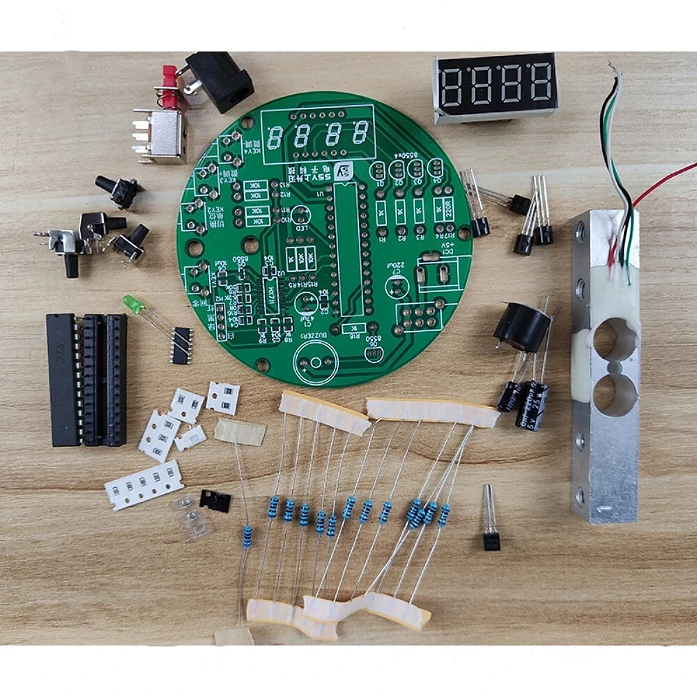 DIY 51 Single Chip Microcomputer Electronic Scale Production Kit — view 4