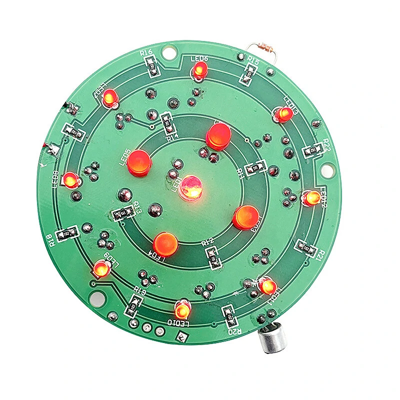 DIY Electronic Kit for Simulating Electronic Birthday Candles — view 2