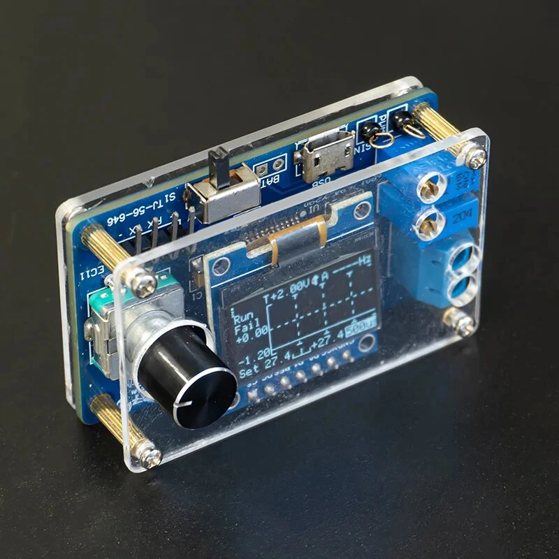 DIY Mini Digital Oscilloscope Kit STC8K8A Microcontroller Electronic Soldering Practice Parts — view 8