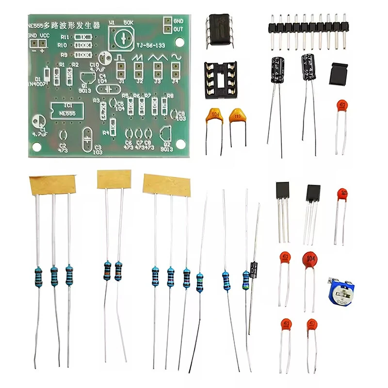 DIY Sine Triangle Square Wave NE555 Multi-Channel Waveform Generator Module Kit — view 4