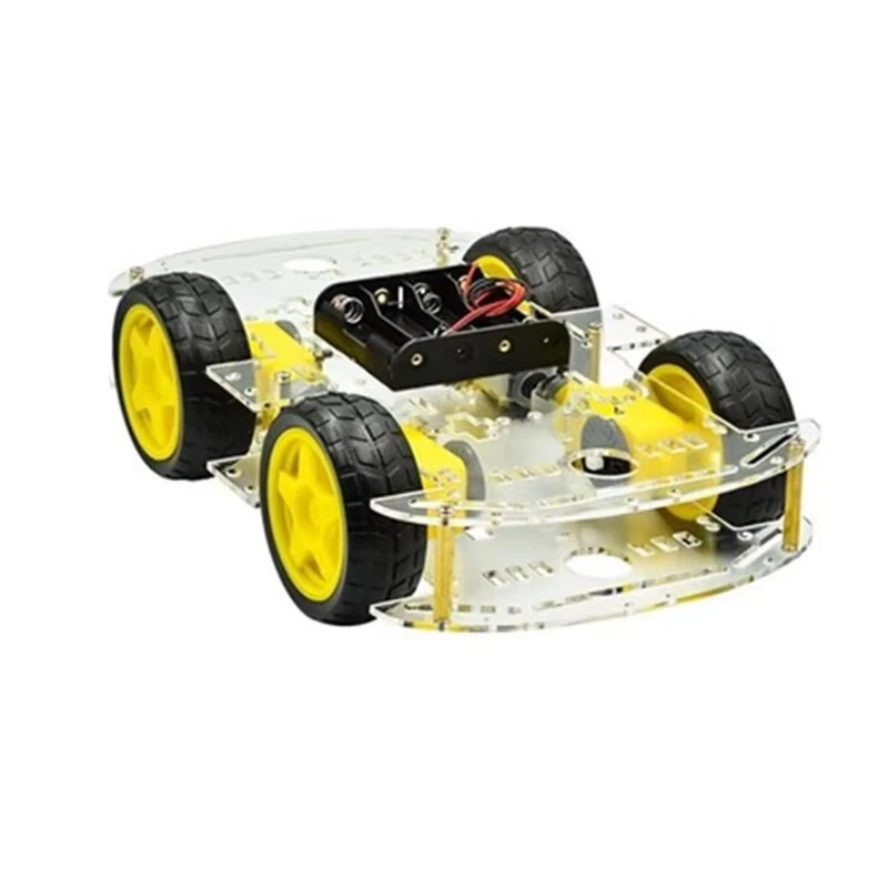 DIY Smart Car Kit Four-Wheel Two-Wheel L298N Driver Module Tracking Bluetooth Capacitive Sensor 4 Channel Relay for Arduino Robotics — view 3