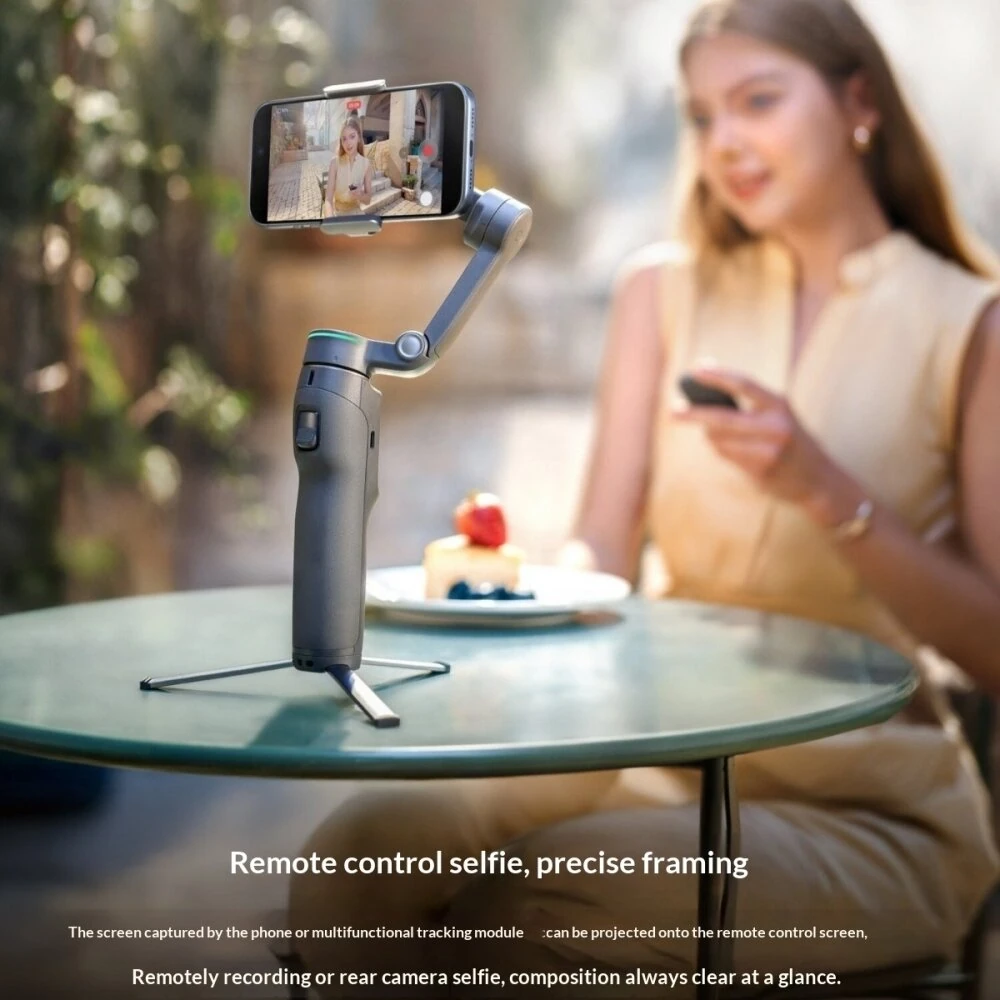 DJI Osmo Mobile 8P 3-Axis Foldable Handheld Gimbal Smart Follow Multi-Subject Tracking 10H Long Battery Type-C Charging Gimbal Stabilizer for Smartphone Vlog Video Photography — view 4