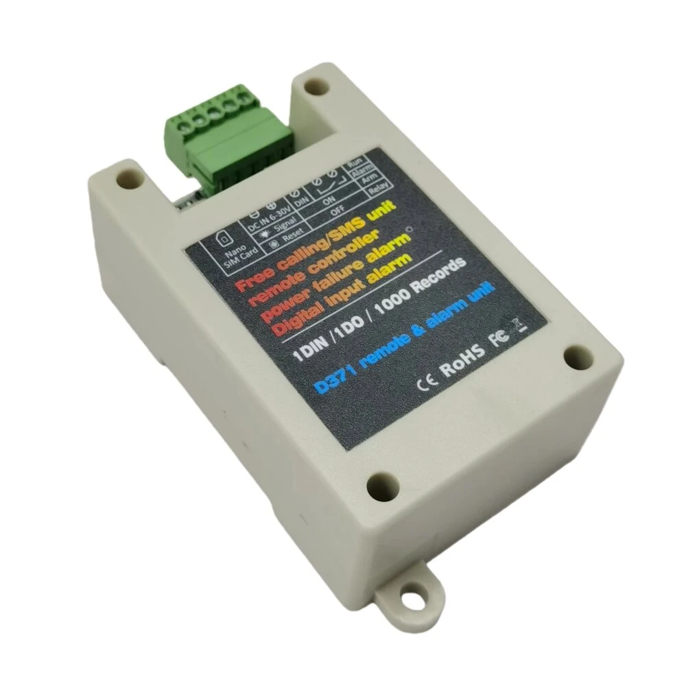 DN371 GSM Gate Controller 2G/4G Network Power Failure Alarm Digital Input Alarm Unit Remote Control