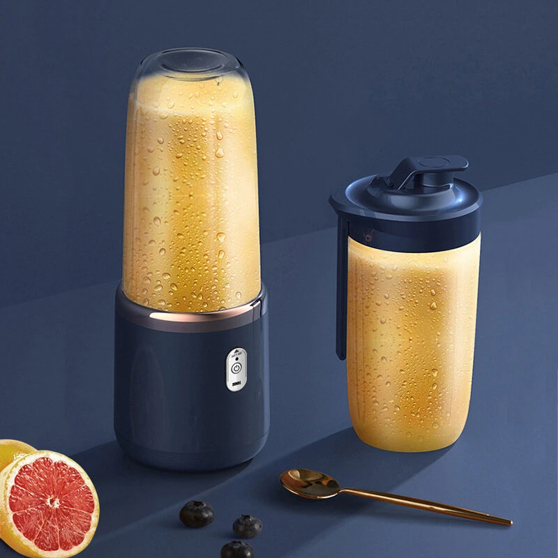 Double Cup Multifunction Usb Fruit Mixers Juicers 6 Blade Portable Electric Juicer Blender Fruit Juicer Cup Food Milkshake Juice Maker — Pricio