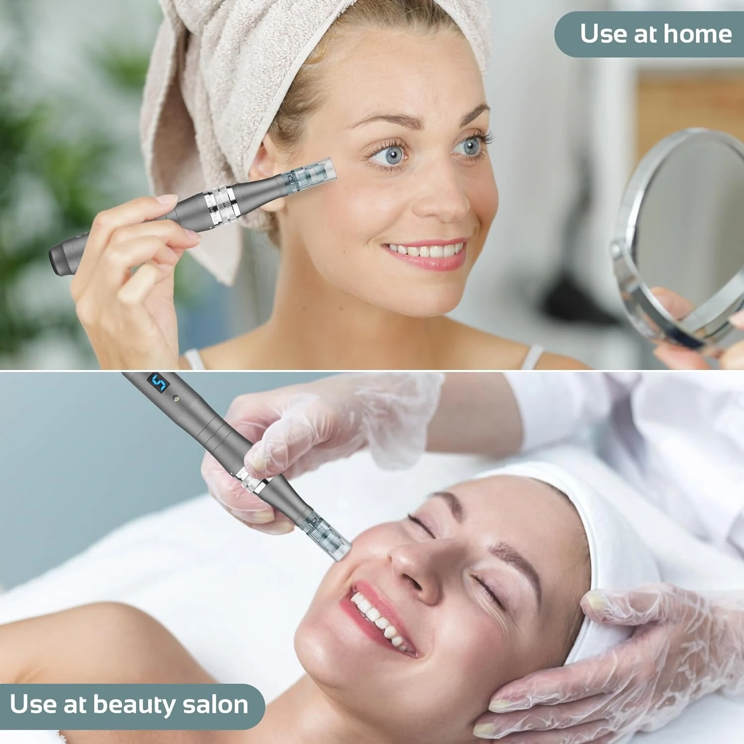Dr. Pen Ultima M8 Professional Micro Needling Pen with Digital Display Adjustable Needle Length 0-0.3mm Aluminum Skin Care Beauty Pen Home Use Cordless Device 2 x 16-Pin Cartridges Included — view 9