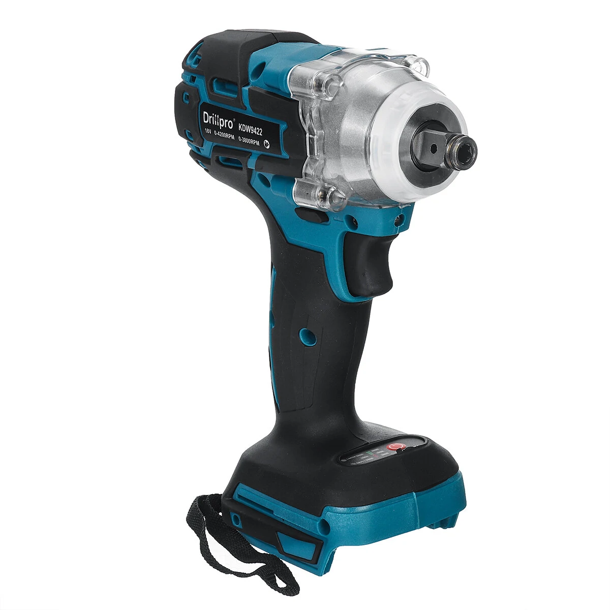 Drillpro 18V Cordless Brushless Impact Wrench Electric Screwdriver Stepless Speed Change — view 3