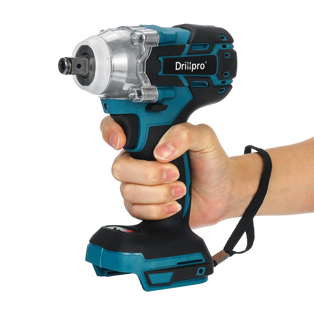 Drillpro 18V Cordless Brushless Impact Wrench Electric Screwdriver Stepless Speed Change — view 7