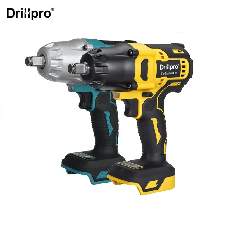 Drillpro 18V High Torque Brushless Electric Impact Wrench Without Battery — view 2