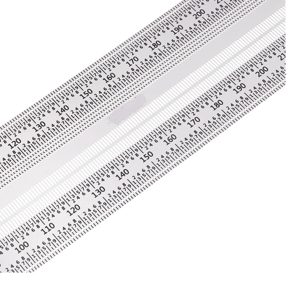 Drillpro 200/300/400mm Stainless Steel Precision Marking T Ruler Hole Positioning Measuring Ruler Woodworking Scriber Scribing Tool — view 6