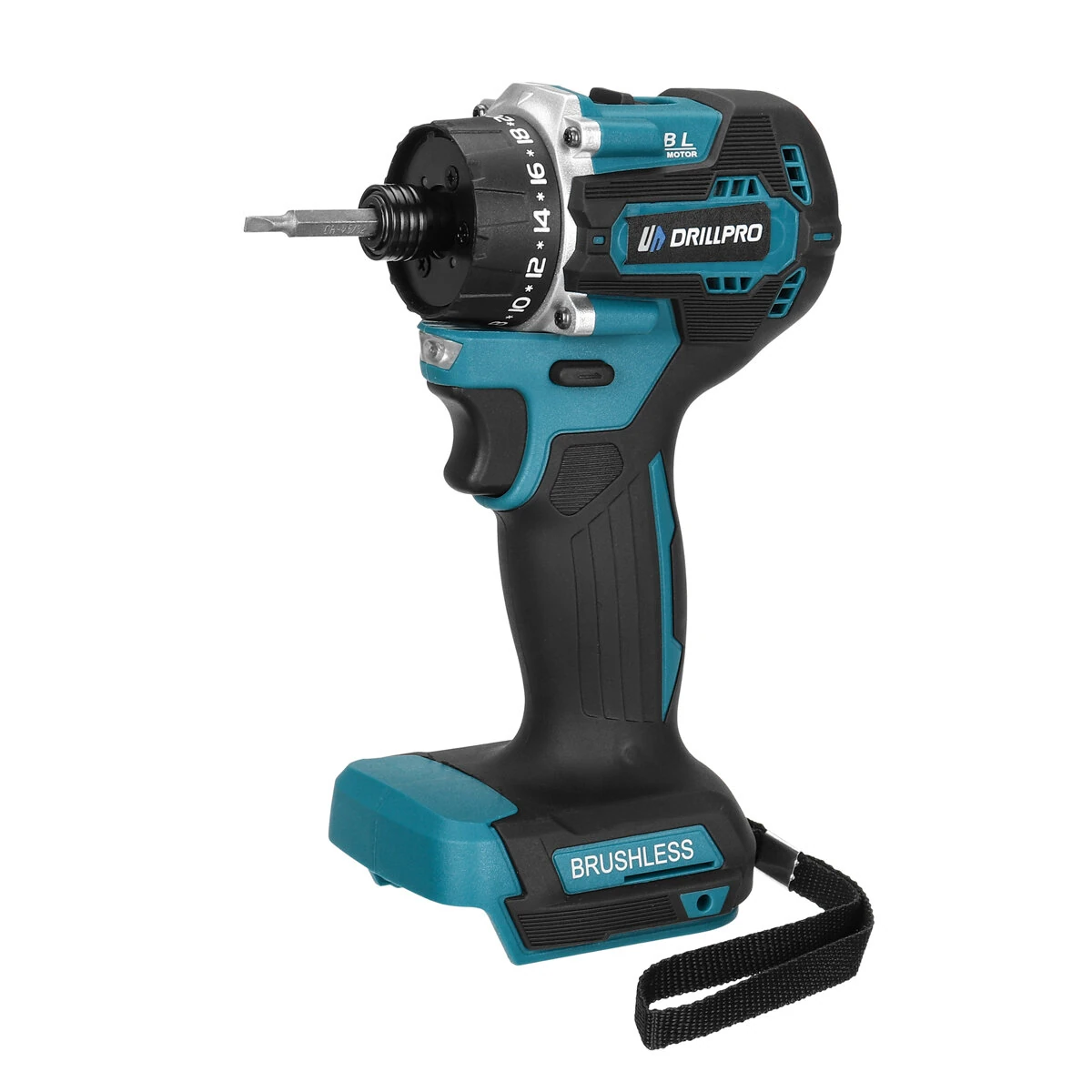 Drillpro 20+1 Brushless Electric Screwdriver 1000W Peak Torque with Dual Speed Capabilities Compatible with 18V Batteries Ideal for Steel and Woodworking Tools — Drillpro