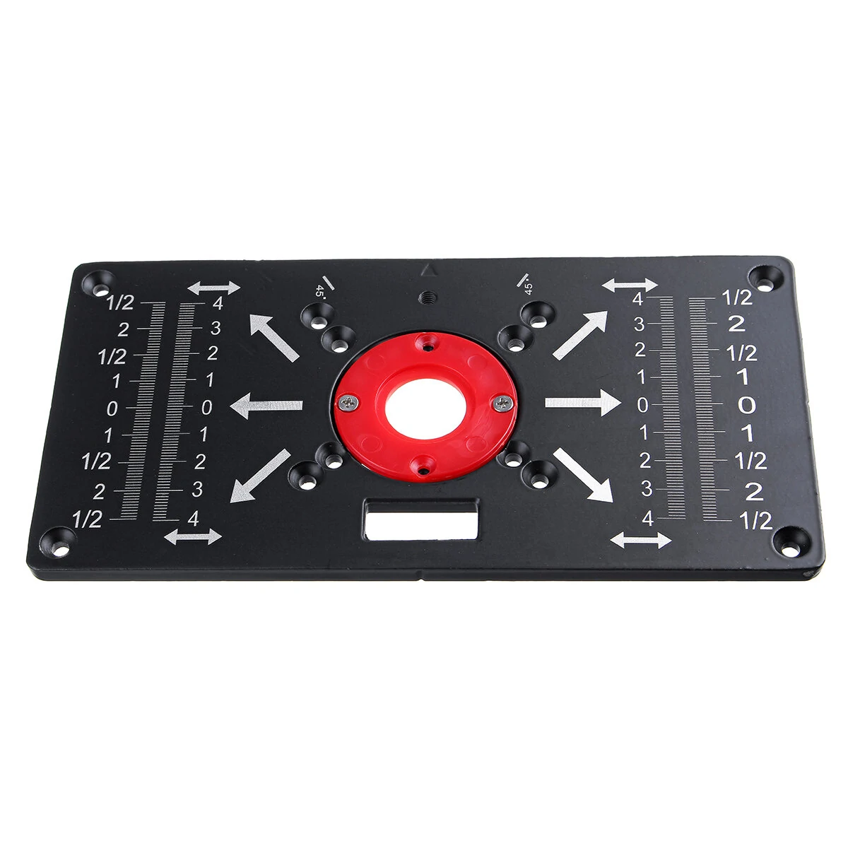 Drillpro 235x120x8mm Trimming Machine Flip Panel Woodworking Router Table Insert Plate for MAKITA(RT0700c) — view 3
