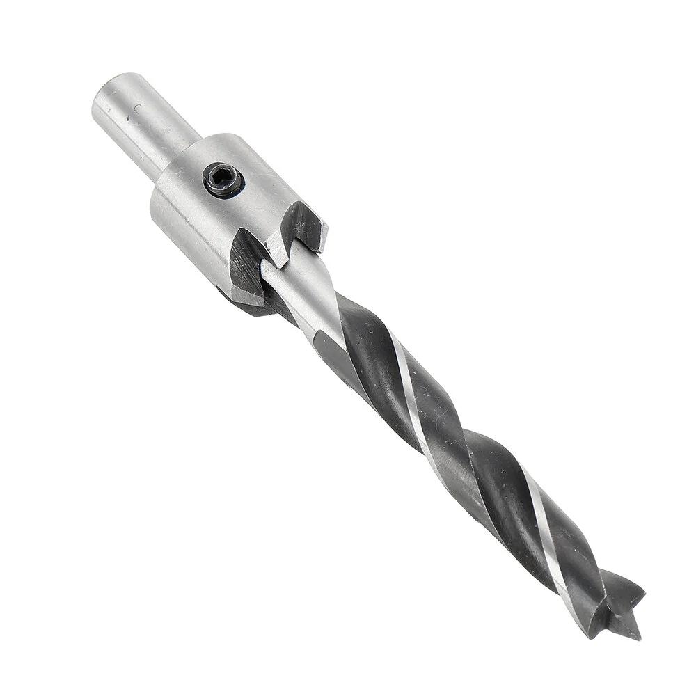 Drillpro 23pcs Woodworking Chamfering Countersunk Drill Bit Set 5 Flute Chamfering Drill Wood Plug Cutter Automatic Center Punch Drill — view 7