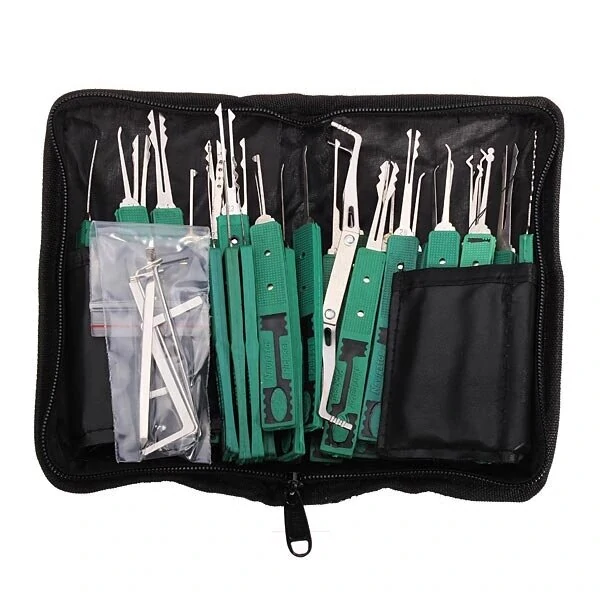 Drillpro 32 Pcs Lock Pick Tools Set Lock Opener Locksmith Picking Tools — Drillpro