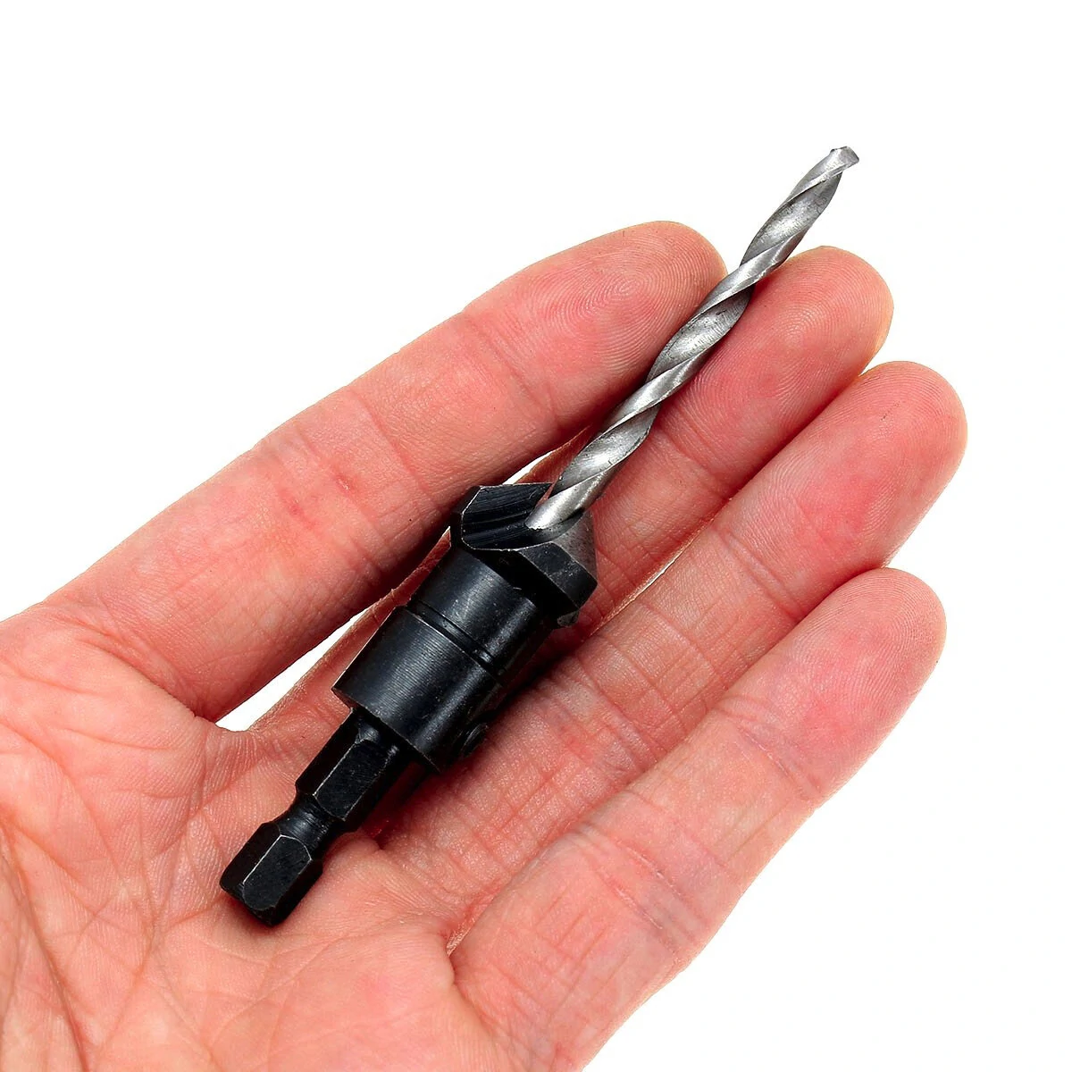 Drillpro DB-C2 4pcs #6 #10 #13 #16 Carpentry Countersink Drill Bit Set Wood Working Tools — view 6