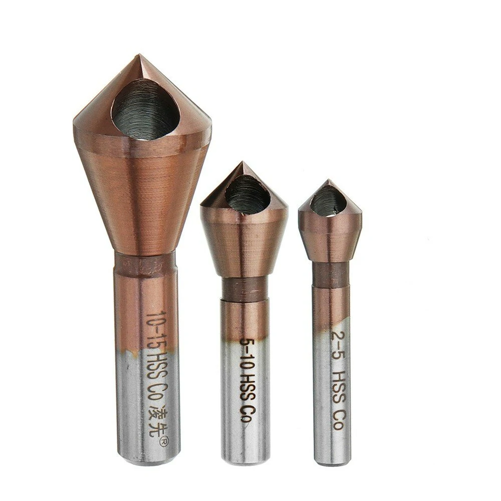 Drillpro M35 Cobalt Countersink Drill Bit 2-5/5-10/10-15mm Deburring Chamfer Drill Bit — view 11