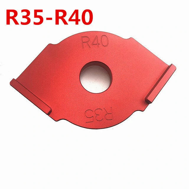 Drillpro Wood Panel R5-R40 Quick-Jig Router Table Bits Jig Corner Template Woodworking Tool — view 4