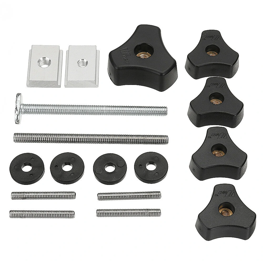 Drillpro Woodworking Tool Accessary Quick Action Hold Down Clamp Handle Nut for T-Slot T-Tracks — Drillpro