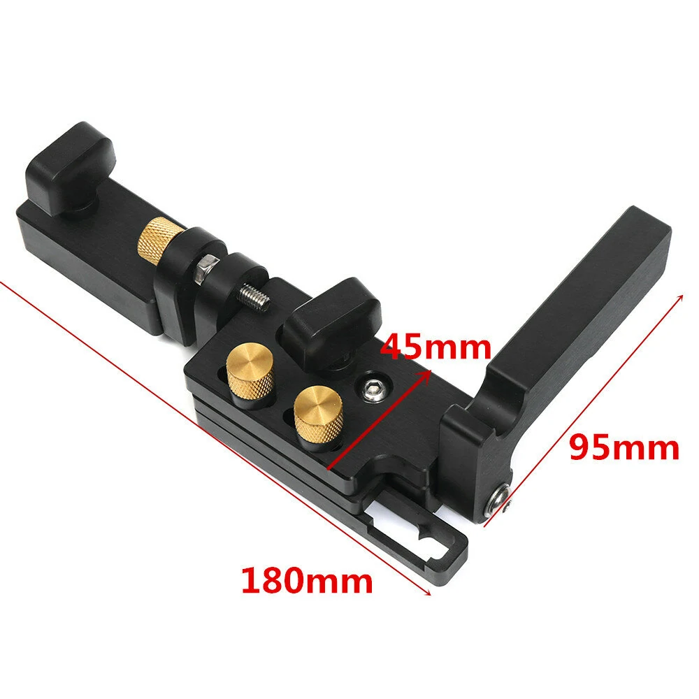 Drillpro Woodworking Tool Flip Stop With Micro-Adjustable Settings T-Track Stop For Miter Gauge Fence — view 4