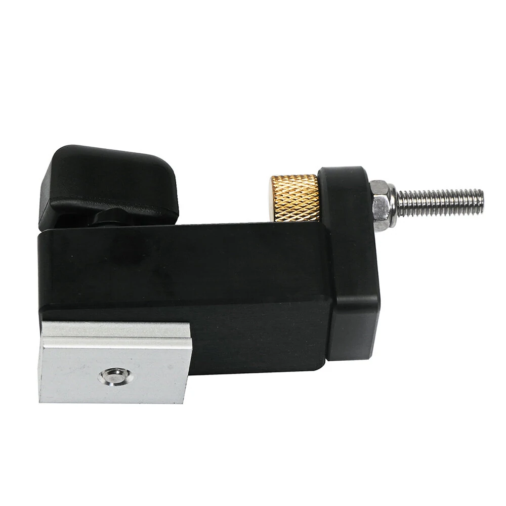 Drillpro Woodworking Tool Flip Stop With Micro-Adjustable Settings T-Track Stop For Miter Gauge Fence — view 7