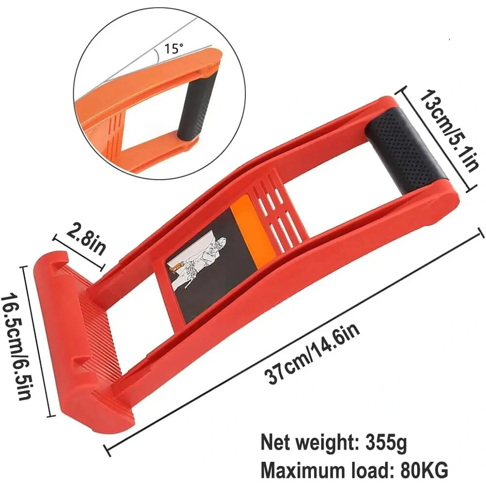 Drywall Carrier 80kg Panel Carrier Plier Load Tool ABS Plastic Panel Carrier Tool for Plywood Drywall Plasterboard Heavy Duty Sheet Transport — view 7