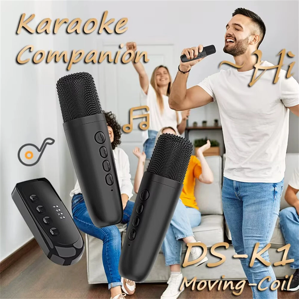 DSK1 Wireless Karaoke Companion Bluetooth 5.3 Dynamic Microphone KTV DSP Mixer System 3.5MM AUX Type-C Amplifier Host For Speaker Car — view 8