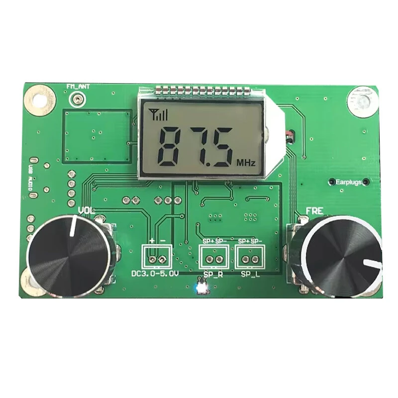 DSP PLL Digital Stereo FM Radio Receiver Module 87-108MHz with Serial Control Frequency Range 50Hz-18KHz — view 2