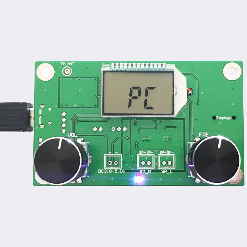 DSP PLL Digital Stereo FM Radio Receiver Module 87-108MHz with Serial Control Frequency Range 50Hz-18KHz — view 3