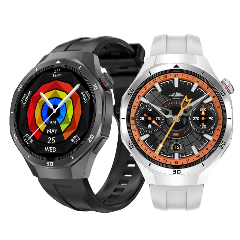 DT NO.1 DT5 PRO 1.463-inch HD Screen TWS Earphone ChatGPT NFC Function bluetooth Call Heart Rate Monitor Sleep Monitoring Breathing Training Multi-sport Modes IP67 Waterproof Smart Watch — DT NO.I
