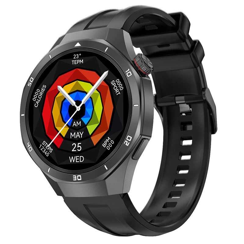 DT NO.1 DT5 PRO 1.463-inch HD Screen TWS Earphone ChatGPT NFC Function bluetooth Call Heart Rate Monitor Sleep Monitoring Breathing Training Multi-sport Modes IP67 Waterproof Smart Watch — view 4