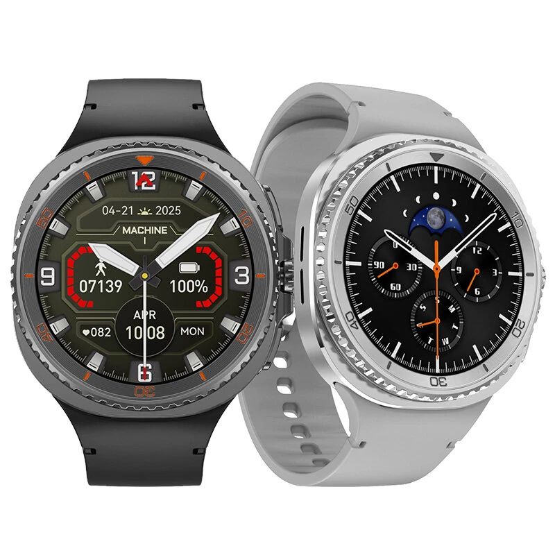 DT NO.I WATCH 8 1.32-inch HD Screen TWS Earphone Connection bluetooth Call Heart Rate Blood Oxygen Monitor Sleep Monitoring Breathing Training Multi-sport Modes IP68 Waterproof Smart Watch