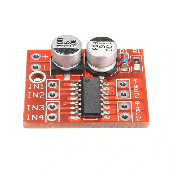 Dual Channel L298N DC Motor Driver Board PWM Speed Dual H-bridge Stepper Module — view 5