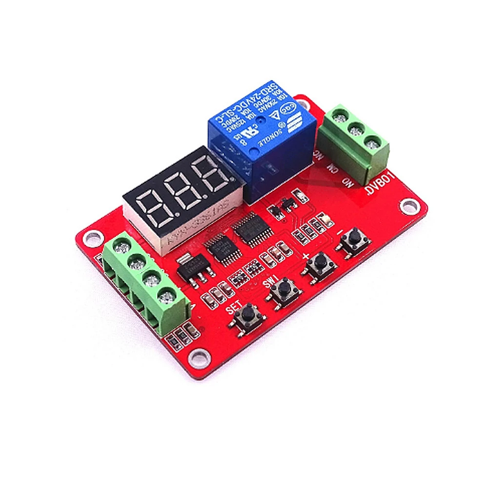 DVB01 DC 5V 12V 24V Digital Display Window Voltage Comparator Voltage Measurement Charge Discharge Overvoltage Undervoltage Over-limit Protection Module Board — view 5