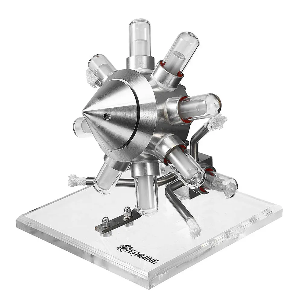 Eachine ET3 STEM Hot Air Four Cylinder Stirling Engine External Combustion Engine Model Is Suitable for Science Experiments — view 3
