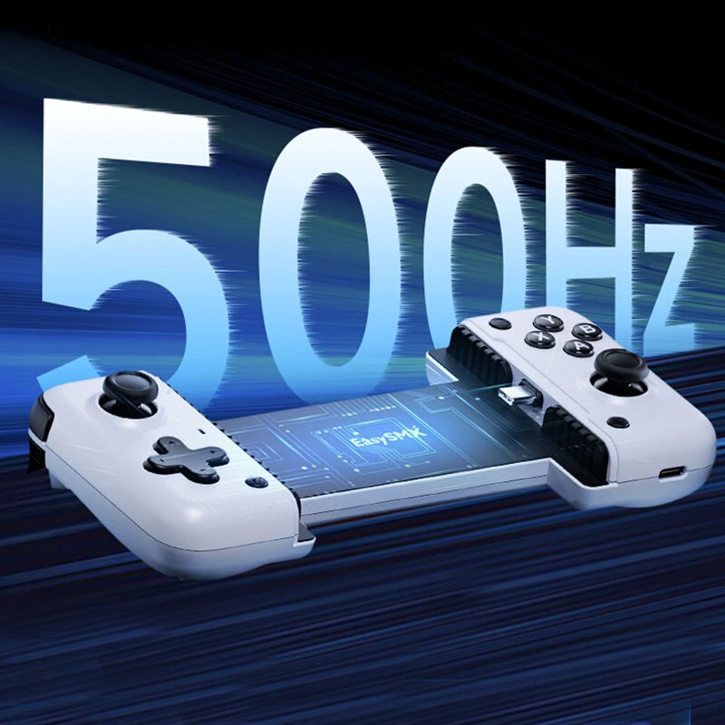 EasySMX M05 Wired Type-C Mobile Phone Controller bluetooth Stretchable Mobile Gamepad with Hall Linear Triggers 3D Joystick Support Vibration Turbo Function 100-173mm Extendable — view 3