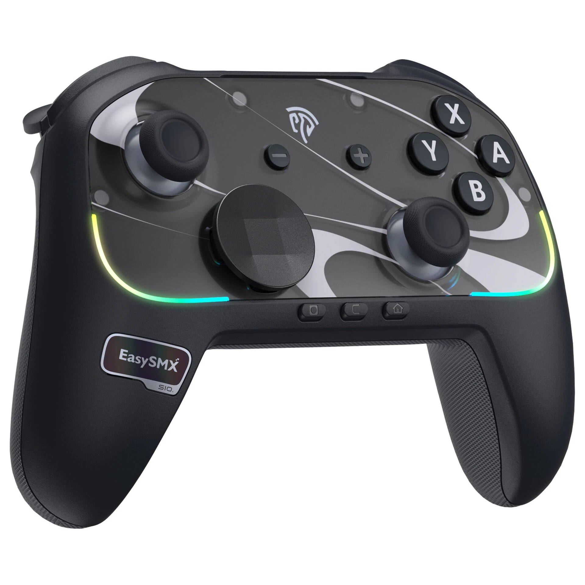 EasySMX S10 Wired bluetooth Gamepad TMR Joystick RGB Controller Compatible with Switch 2/PC/Phone/TV/Steam Support Six-axis Gyro HD Vibration NFC Function — view 3
