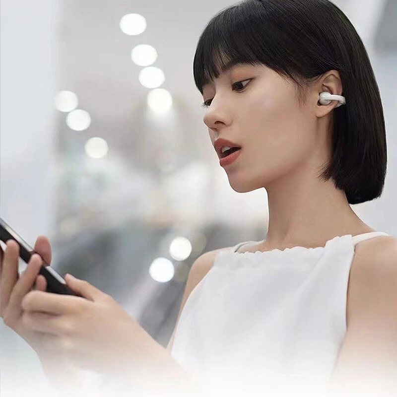 Edifier Comfo Clip TWS Earclips Headset Wireless bluetooth 5.4 Earphone 12mm Moving Coil Dual Composite Diaphragm AI Call Noise Cancelling 360° Flexible 28H Battery Life IP56 Waterproof Low Delay Open Clips-on Headphones — view 5