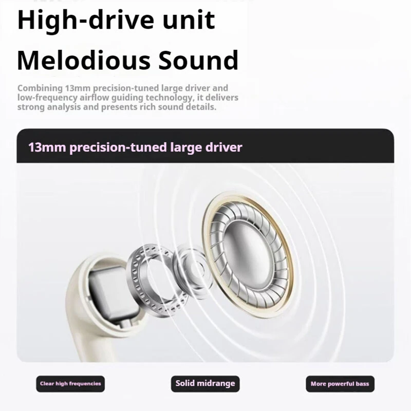 Edifier HUAZAI Zero Air Pro TWS Earphone bluetooth V6.0 Earphone 13mm Fine-tuned Large Unit  41H Playback Low Delay IP55 Waterproof Half-in-ear Sports Headphones — view 7