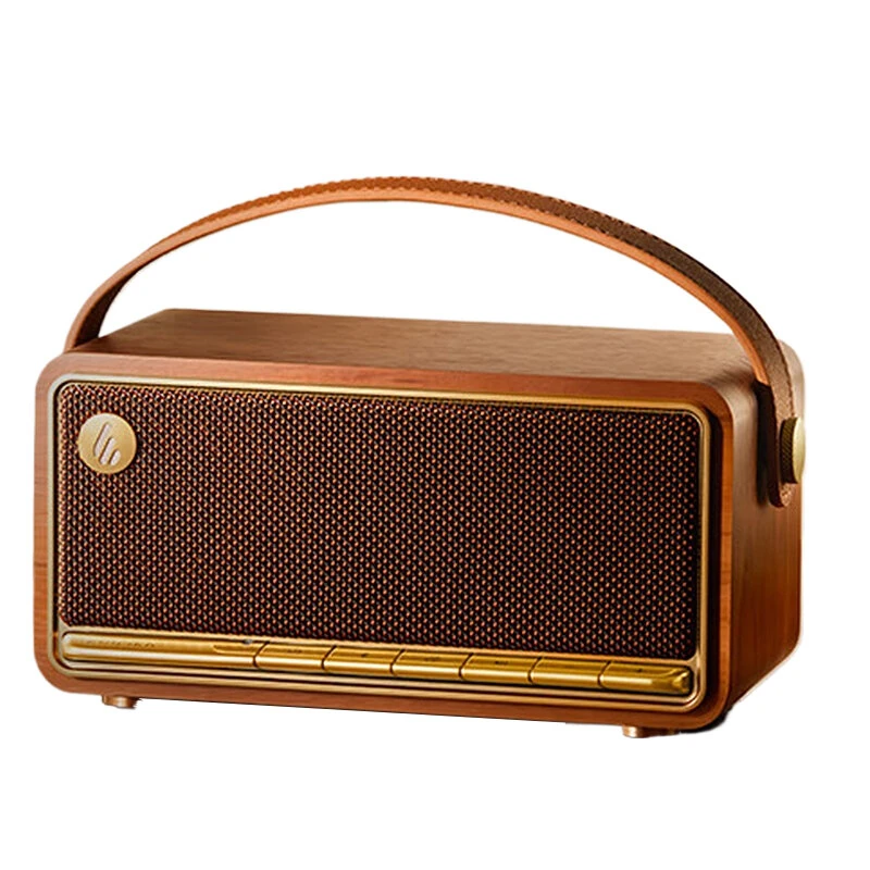 Edifier M285 40W Retro Portable Speaker bluetooth Speaker 360° Sound Field Hi-res Audio 19H Playback TWS Support USB Soundcard TF Card Playback Handheld Outdoors Speakers