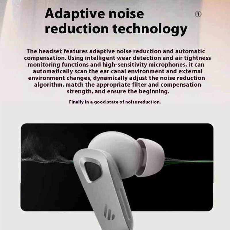 Edifier NeoBuds Pro3 TWS bluetooth Earbuds ANC Wireless Earphone -50dB Adaptive Noise Cancelling 4-Mic Call Noise Reduction LDAC LHDC Spatial Audio 36H Playback Low Delay Sports Headphones — view 7