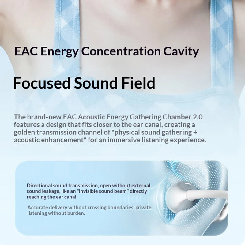 EDIFIER X Clip AI Translation Earbuds TWS bluetooth 6.0 Earphone 12mm Titanium-plated Composite Diaphragm 32H Playback Low Game Delay IP55 Waterproof Open-ear Earclips Sports Headphones — view 4