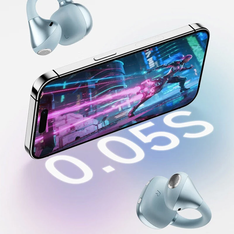 EDIFIER X Clip AI Translation Earbuds TWS bluetooth 6.0 Earphone 12mm Titanium-plated Composite Diaphragm 32H Playback Low Game Delay IP55 Waterproof Open-ear Earclips Sports Headphones — view 6