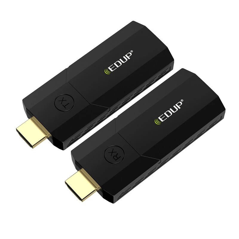 EDUP 4K HD Transmitter Receiver Kit Wireless Extender Display Dongle Adapter Plug and Play for PS4 TV Laptop Projector Monitor — EDUP