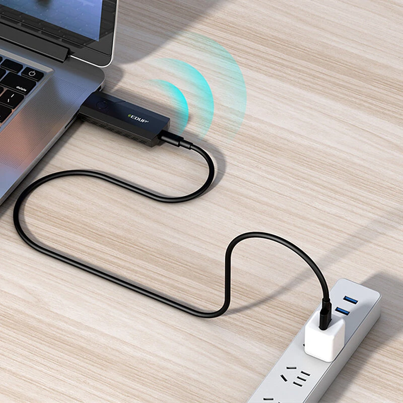 EDUP 4K HD Transmitter Receiver Kit Wireless Extender Display Dongle Adapter Plug and Play for PS4 TV Laptop Projector Monitor — view 8