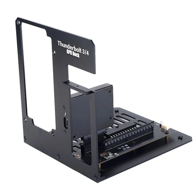 EGPU Thunderbolt3/4 to PCI-E Graphics Card External Bracket Stand ATX Power Supply Can Be Installed — view 2