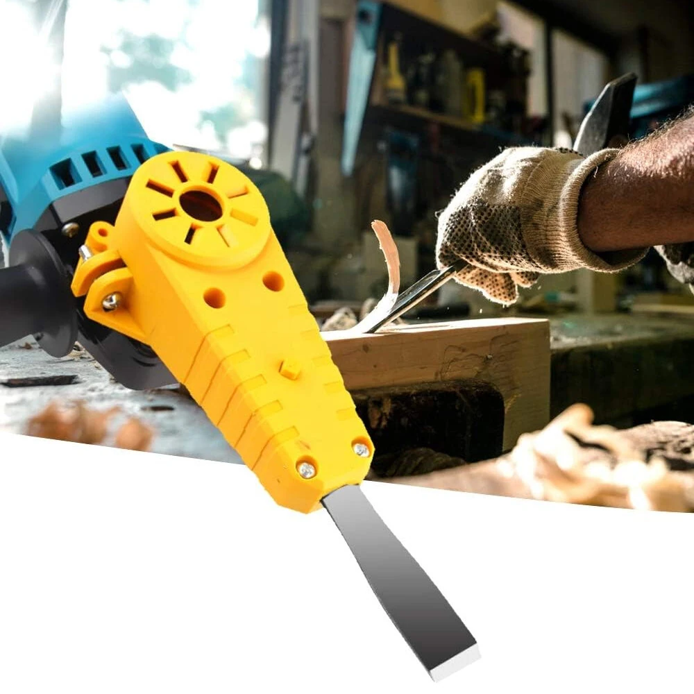 Electric Chisel Accessory Stainless Steel Flat Cutter Lightweight Plastic Handle 200mm Full Length Quick Install Woodworking Tool for Carpentry DIY — view 8