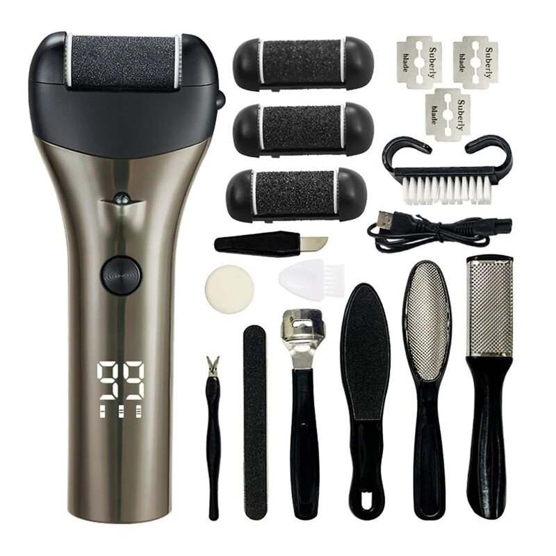 Electric Foot Grinder Dermabrasion Intelligent Digital Display Dead Skin Removal Callouse Pedicure Artifact Pedicure — view 4