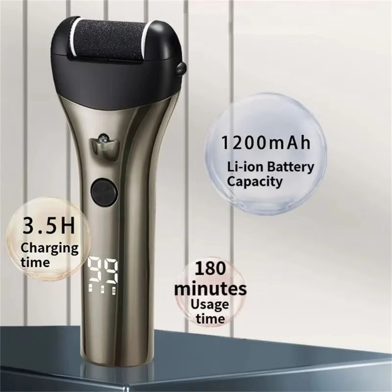 Electric Foot Grinder Dermabrasion Intelligent Digital Display Dead Skin Removal Callouse Pedicure Artifact Pedicure — view 9