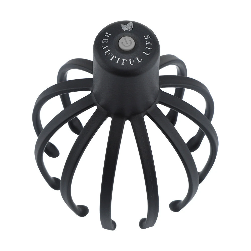 Electric Octopus Claw Head Massager Scalp Scratcher Massage Machine Relief Head Stress Fatigue Vibration Massage Hair Growth — view 2