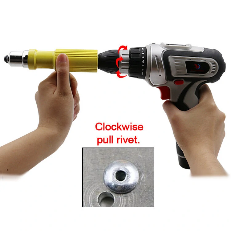 Electric Rivet Gun, Rivet Machine, Rivet Gun, Rivet, Conversion Head Accessories, Heart Core — view 8