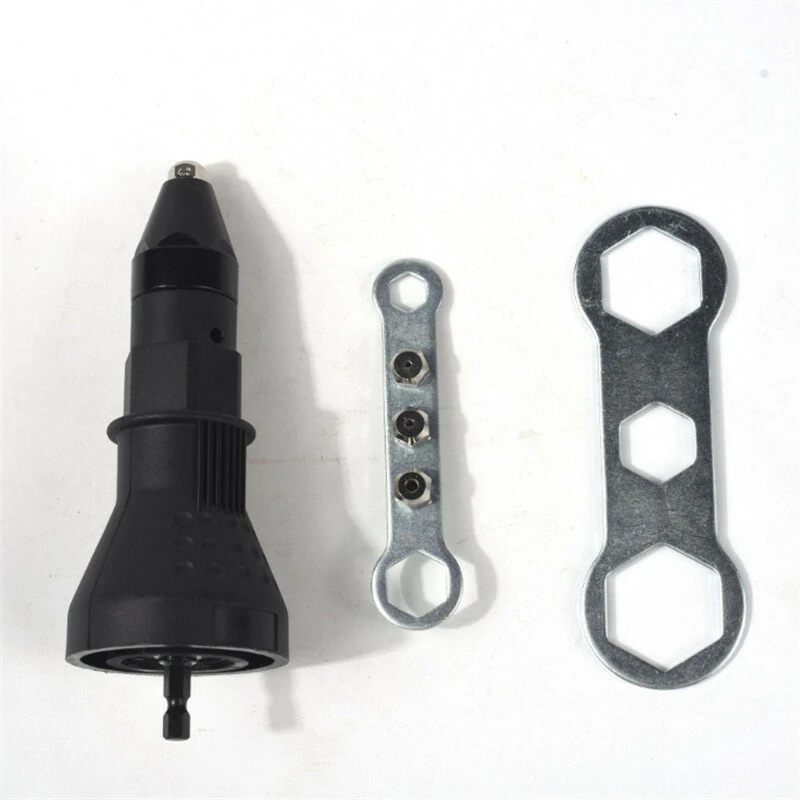 Electric Rivet Nut Riveting Tool Cordless Riveting Drill Adaptor Insert Nut Tool — view 3